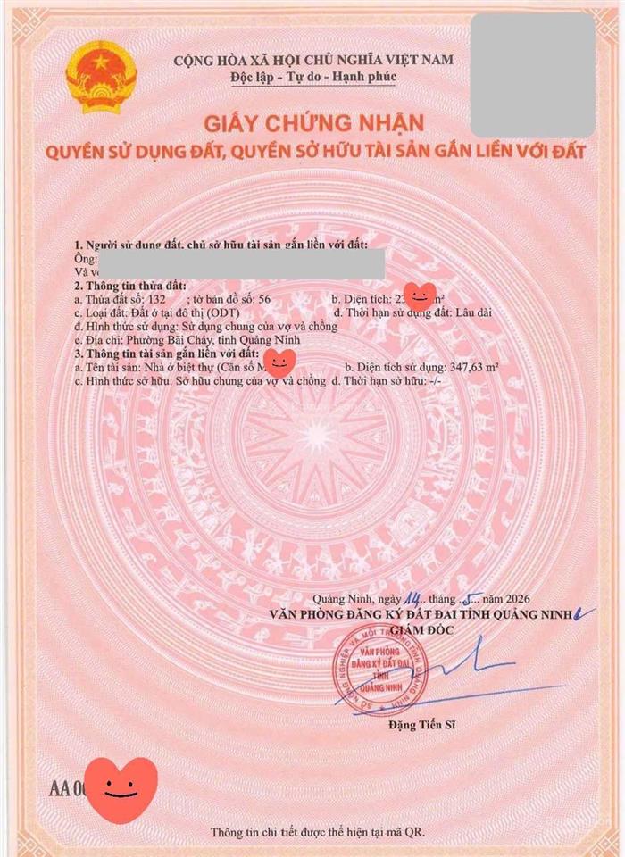 Bán biệt thự song lập feria tại trung tâm dl bãi cháy sổ cầm tay