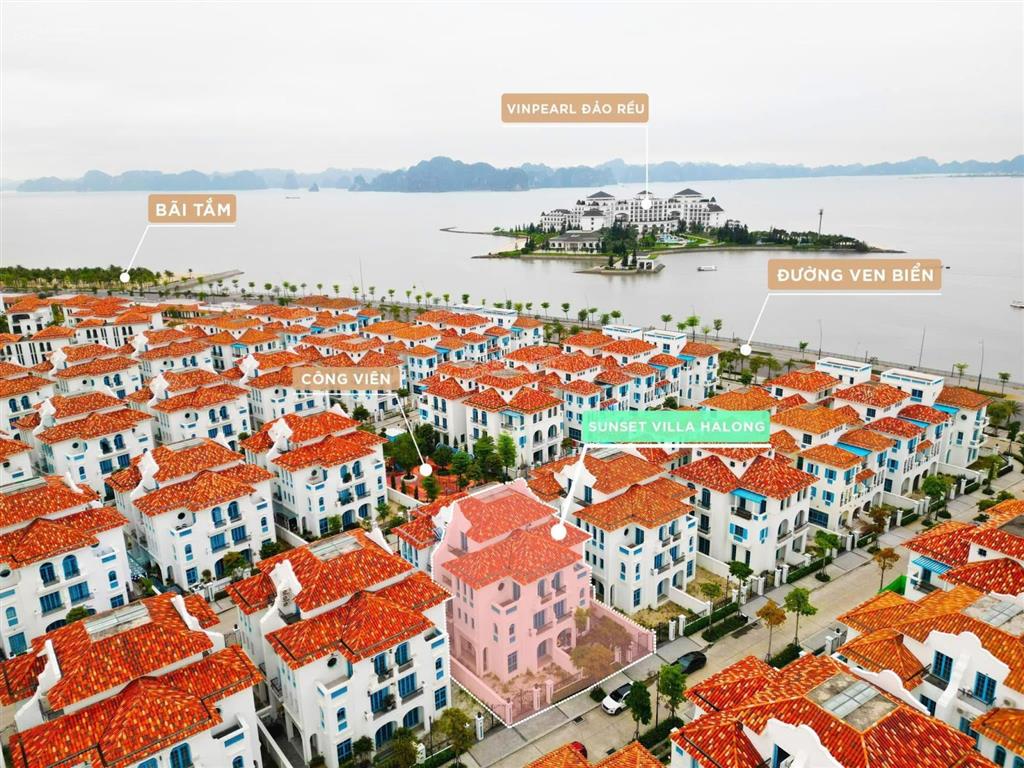 Bán biệt thự song lập feria tại trung tâm dl bãi cháy sổ cầm tay