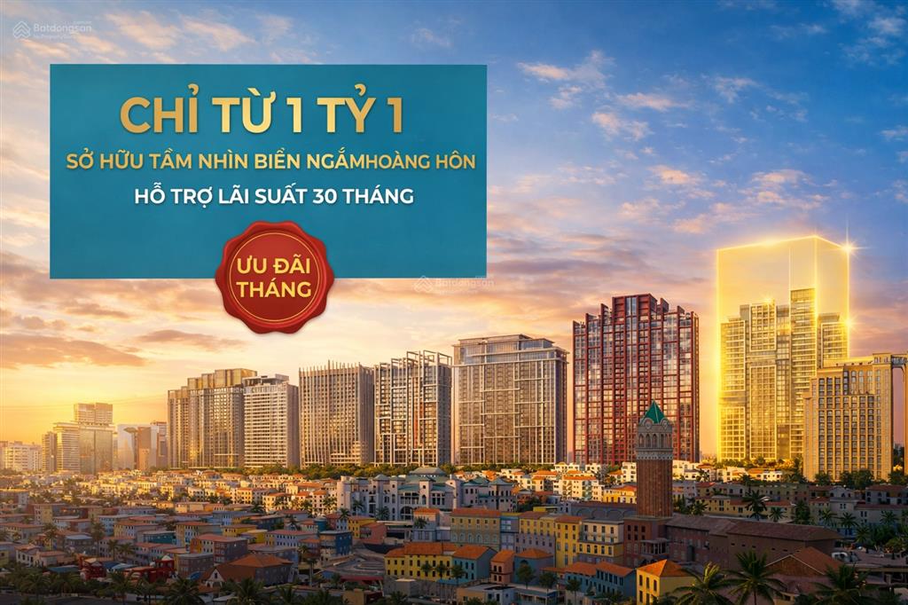 Sống thượng lưu tại nam phú quốc chỉ trả trước 1.1tỷ, nhận nhà ngay lãi suất không lo trong 2.5năm