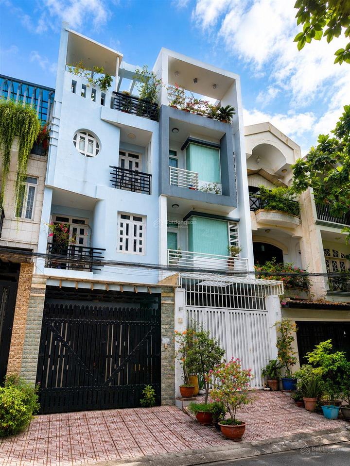 Bán nhà ngay cổng đh văn lang  đặng thùy trâm (4.5 x 16m) 4 tầng đã hoàn công, chỉ 12 tỷ