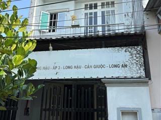 Bán nhà 1 trệt 1 lầu ngay khu công nghiệp long hậu giáp ranh tphcm