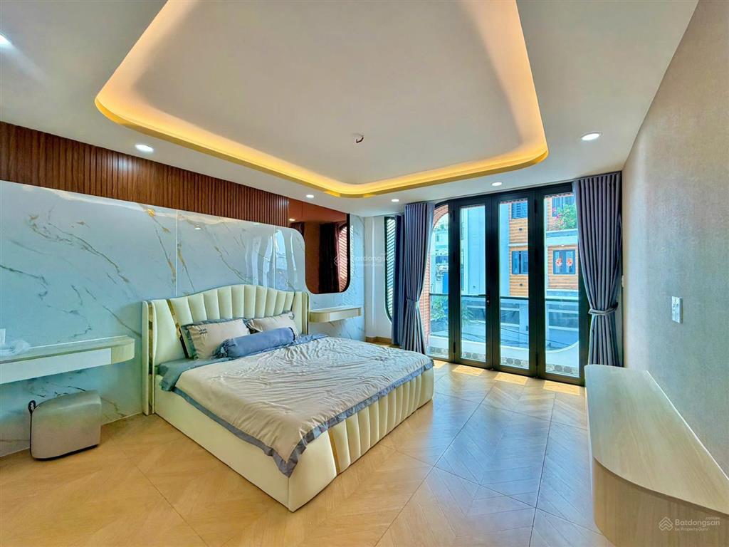 Bán nhà 5 tầng  hẻm xe hơi lê quang định gò vấp  53m2  giá 10,5 tỷ