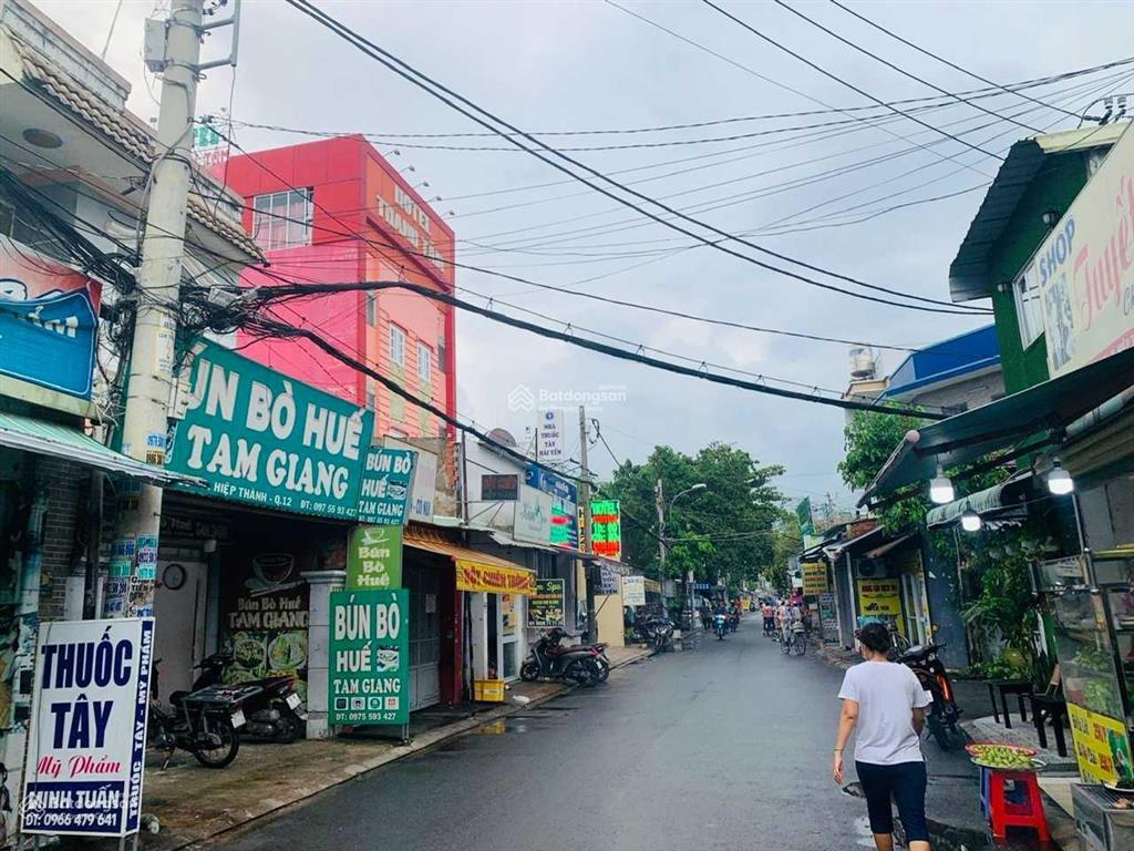 Mặt tiền kinh doanh đường hiệp thành 5, dt hiếm 8x25m, đct 20tr/th, giá chỉ 12.4 tỷ tl