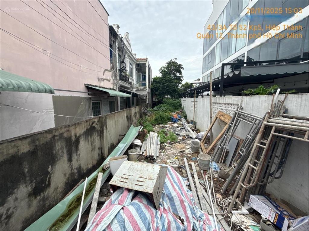 Bán đất hẻm 438, lê văn khương, 101,1m2, 4,96 tỷ, view đẹp hàng hiếm tại quận 12