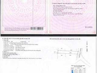 Bán đất mặt tiền đường đông thạnh 7  hóc môn