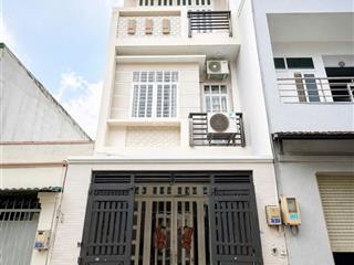 Bán nhà hương lộ 24,1x14m3 tầng đúc4pn hẻm ô tô thônggần chợ bình trị đông shrnhỉnh 6 tỷ tl