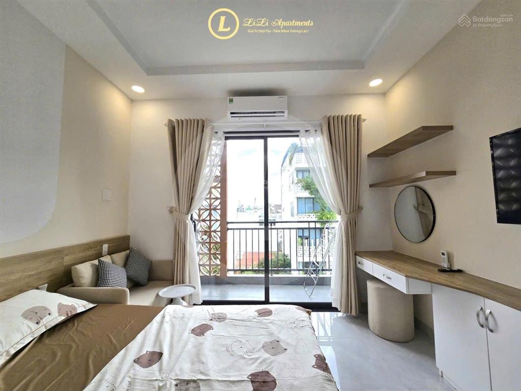 Cho thuê căn hộ 1pn thiết kế hiện đại  full nội thất gần cầu sài gòn