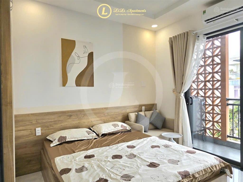 Cho thuê căn hộ 1pn thiết kế hiện đại  full nội thất gần cầu sài gòn