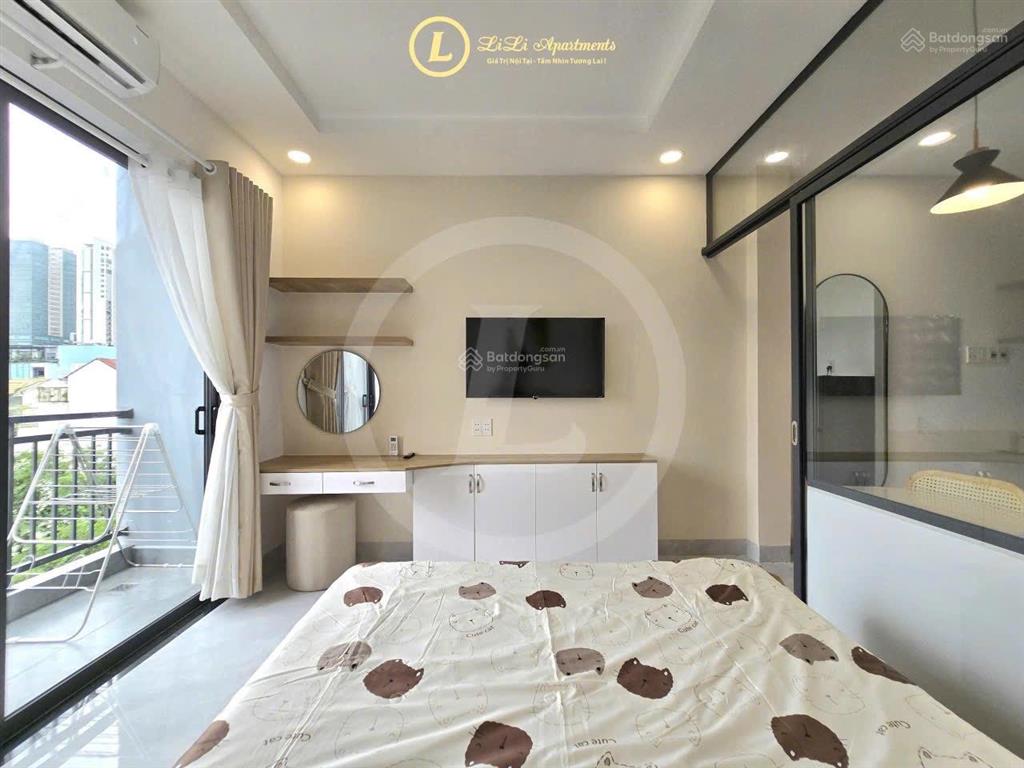 Cho thuê căn hộ 1pn thiết kế hiện đại  full nội thất gần cầu sài gòn