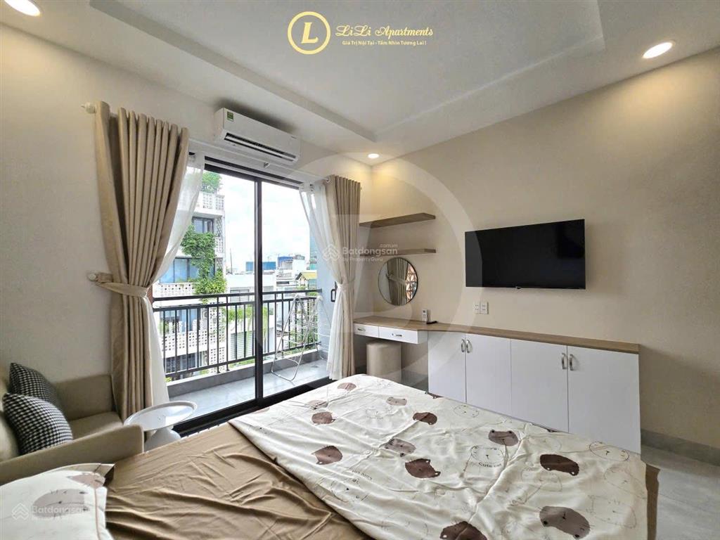 Cho thuê căn hộ 1pn thiết kế hiện đại  full nội thất gần cầu sài gòn