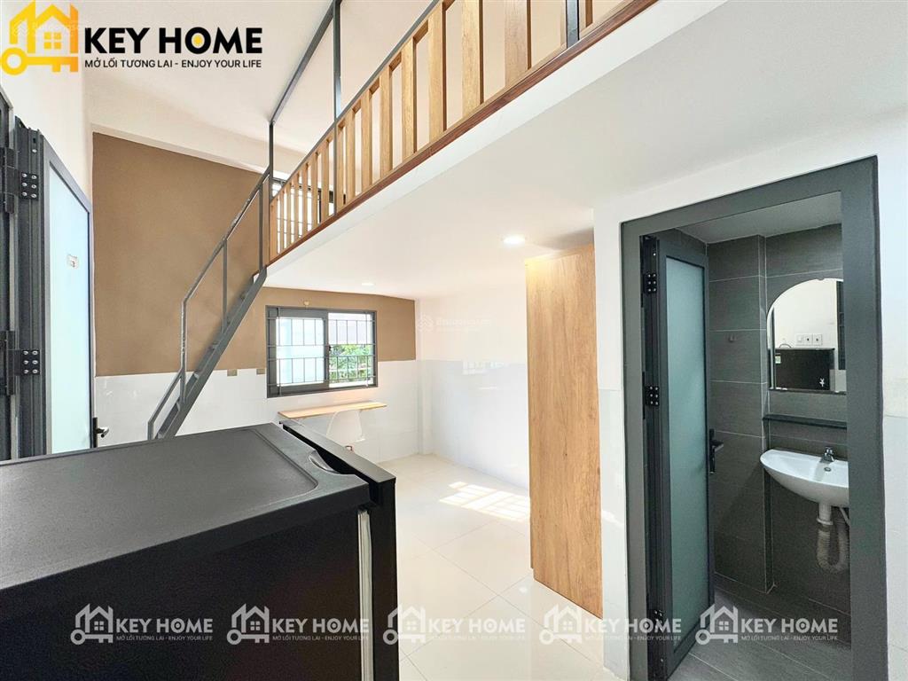 Cho thuê căn duplex cao 1m6 35m2 ngay công viên gia địnhsân bay tân sơn nhất