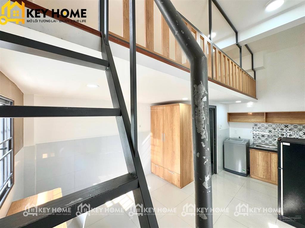 Cho thuê căn duplex cao 1m6 35m2 ngay công viên gia địnhsân bay tân sơn nhất