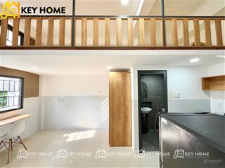 Cho thuê căn duplex cao 1m6 35m2 ngay công viên gia địnhsân bay tân sơn nhất