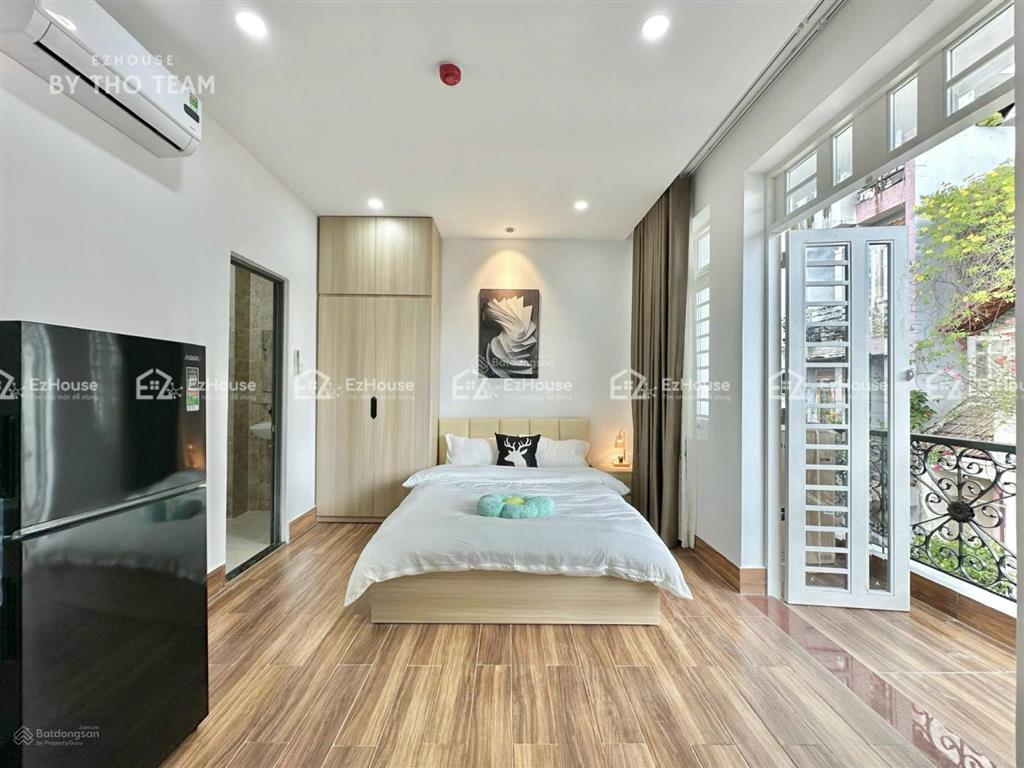 Cho thuê chdv full nội thất ban công/cửa sổ ngay cộng hoà, gần vaa, huit, huflit