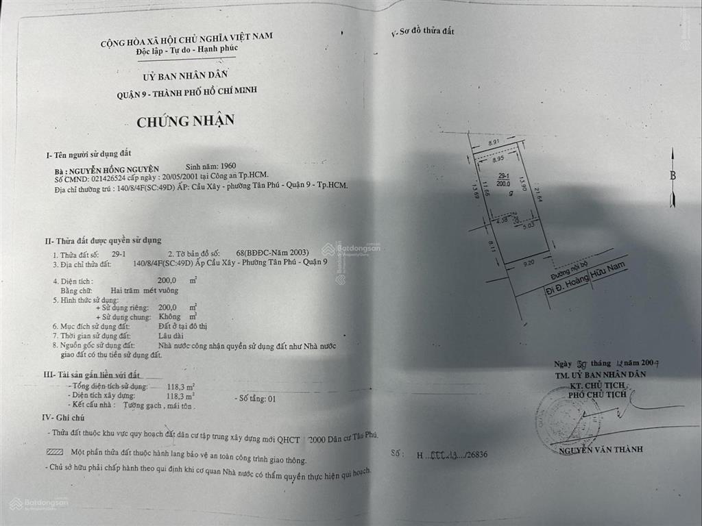 Bán nhà riêng 140/8/4f cầu xây 2 tân phú quận 9, 20 tỷ, 400m2, giá cực chất