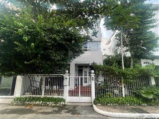 Cho thuê biệt thự song lập khu mỹ hưng, phú mỹ hưng, 180,5m2(9,5 x 19m)cạnh công viên hồ bán nguyệt