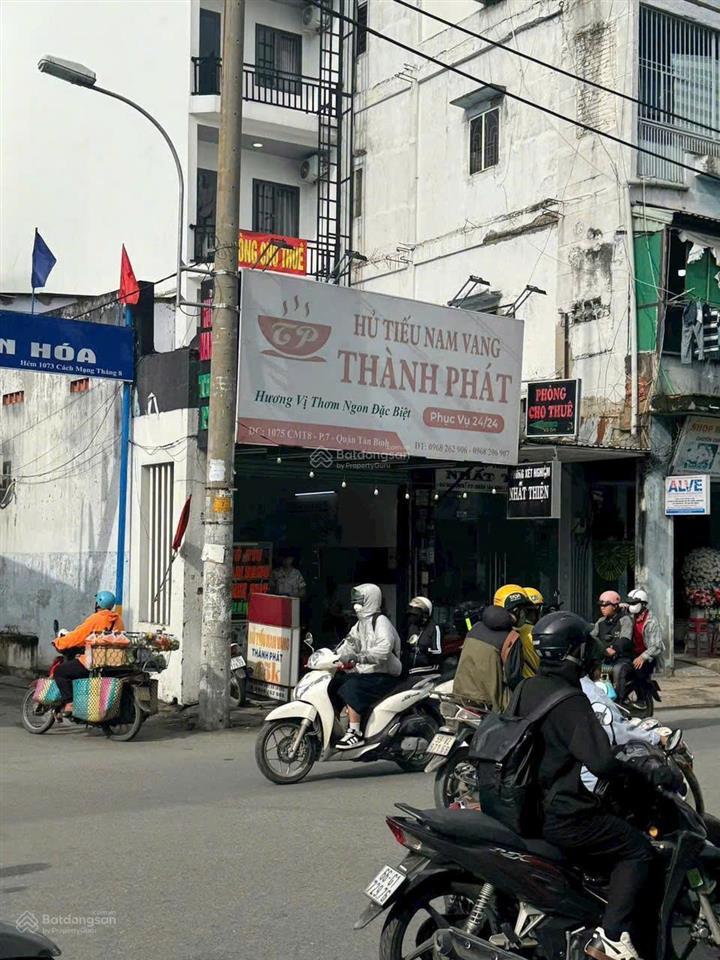 Góc 2mt 1075 cách mạng tháng tám giá 18,5 tỷ ngân hàng định giá 20 tỷ vị trí đẹp kinh doanh
