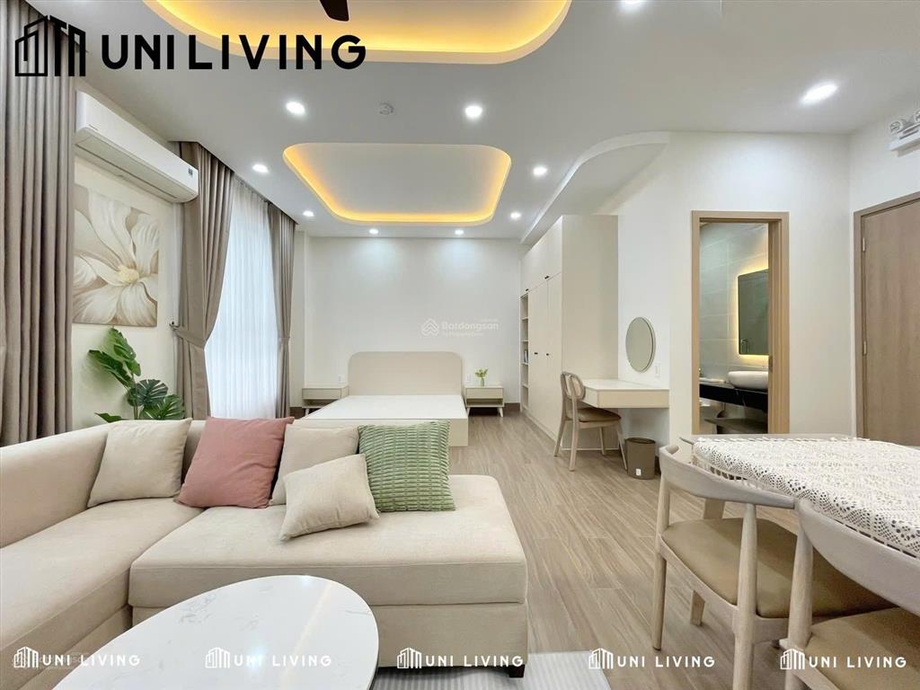 Cho thuê căn hộ studio/1pn, full nội thất cao cấp không gian sang trọng