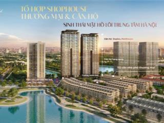 Gà đẻ trứng vàng taseco trung văn  shophouse, nhà phố 6 tầng tố hữu trung văn, bao quanh 3 mặt hồ