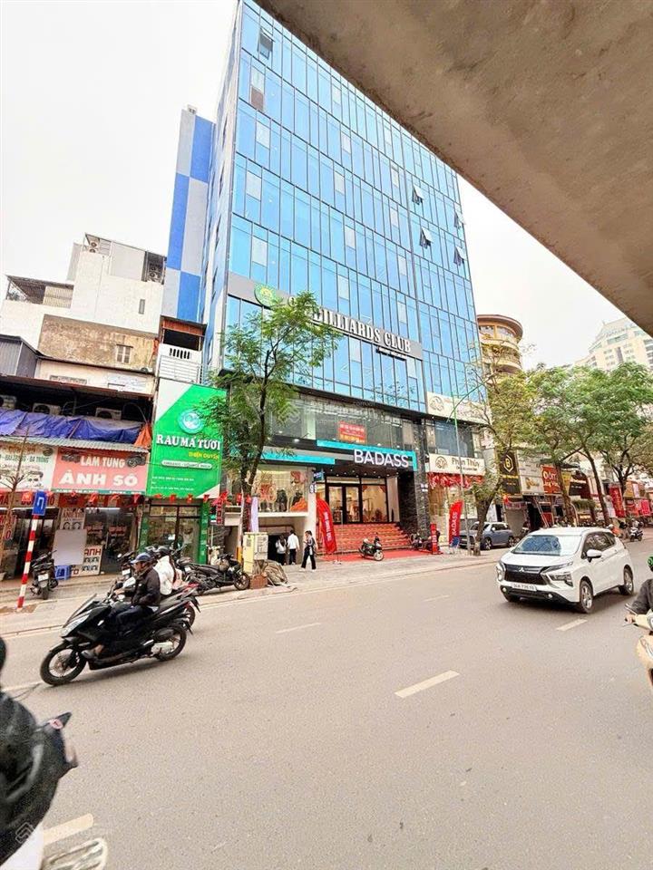 Tòa vp mặt phố xuân thủy cầu giấy 400m 10 tầng 2 hầm siêu dòng tiền giá 400 tỷ