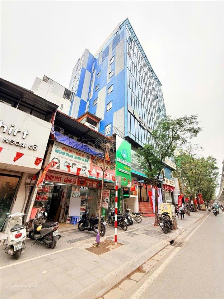 Tòa vp mặt phố xuân thủy cầu giấy 400m 10 tầng 2 hầm siêu dòng tiền giá 400 tỷ
