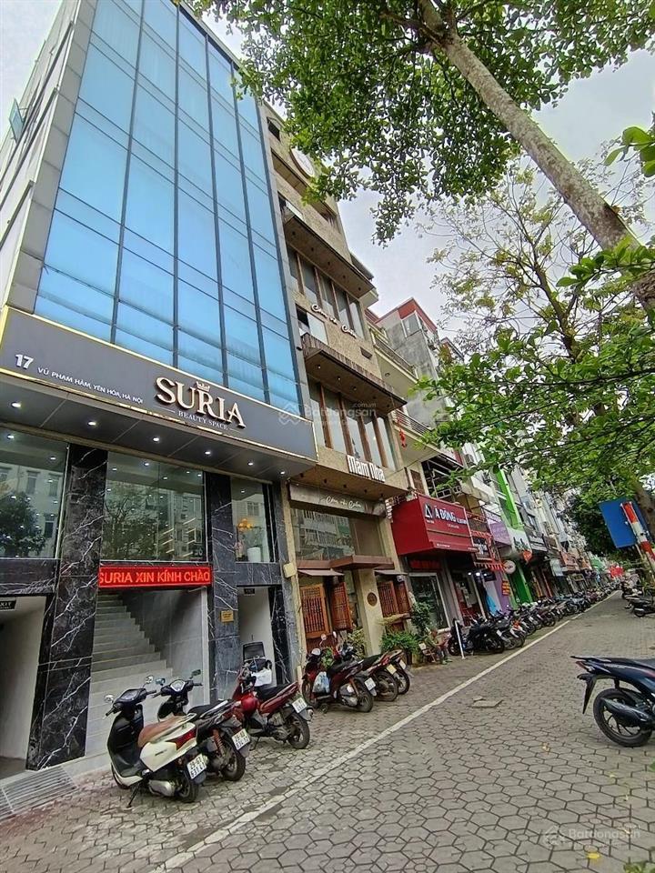 Bán nhà mặt phố tại vũ phạm hàm 108m2 7 tầng thang máy lô góc mt7m dòng tiền cực cao