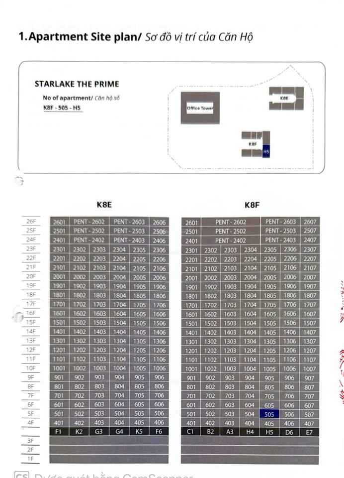 Bán căn hộ 3pn, 113.15m2 tại starlake the prime, giá cực chất 24,9 tỷ