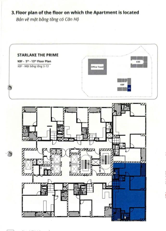 Bán căn hộ 3pn, 113.15m2 tại starlake the prime, giá cực chất 24,9 tỷ