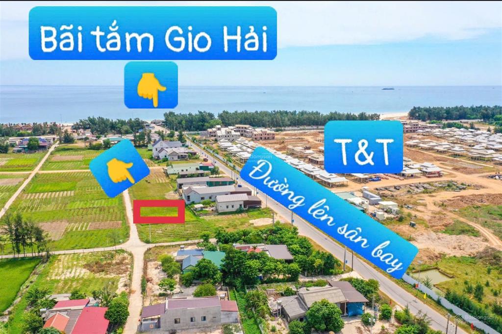 Lô đất vip ngay bãi tắm gio hải và khu nghỉ dưỡng t&t giá cực tốt