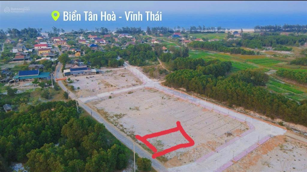 Bán đất tại biển tân hoà, 650 triệu, 232 m2, vùng biển đẹp số 1 việt nam
