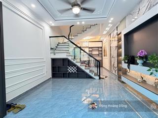 Bán nhà miếu hai xã, dt 53m2 x 3t, mt 4.5m, đẹp long lanh, khu dân trí cao, 20m ra oto, giá 3 tỷ 65