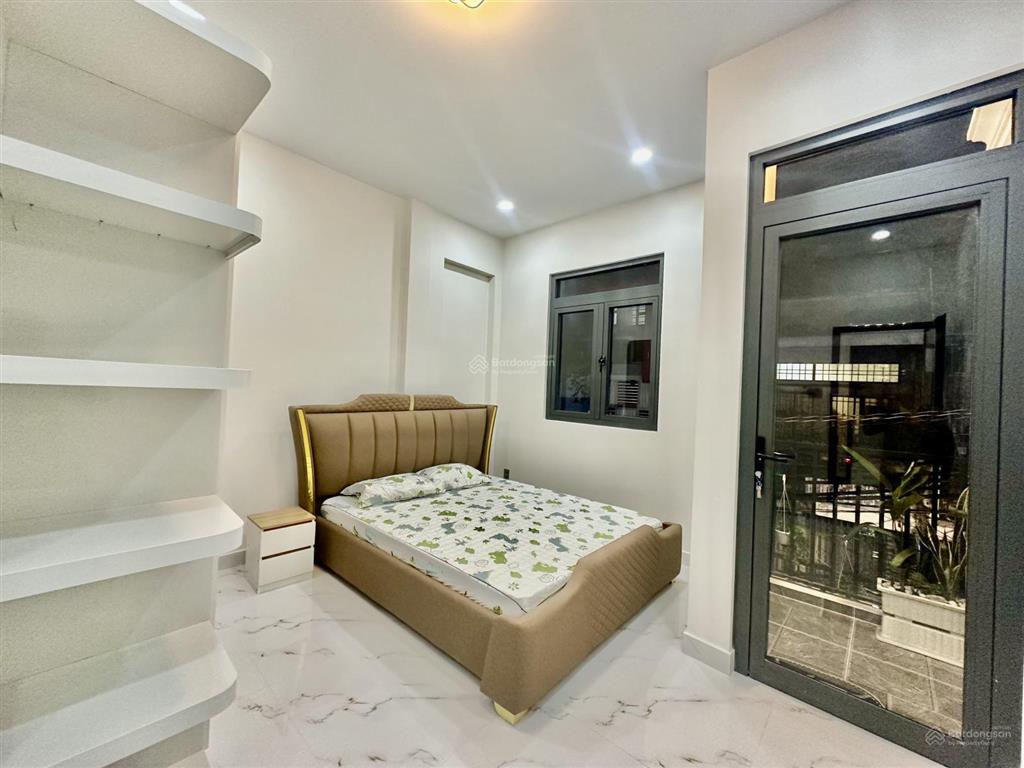 Nhà mới đẹp có pn tầng trệt hẻm xe hơi đổ cửa p. chánh hưng ( p1 q8 cũ )