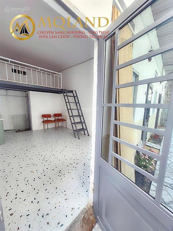 Dãy phòng trọ có gác 25m2, máy lạnh nhận xe điện, 302 phan huy ích, quận gò vấp.  0389 060 ***