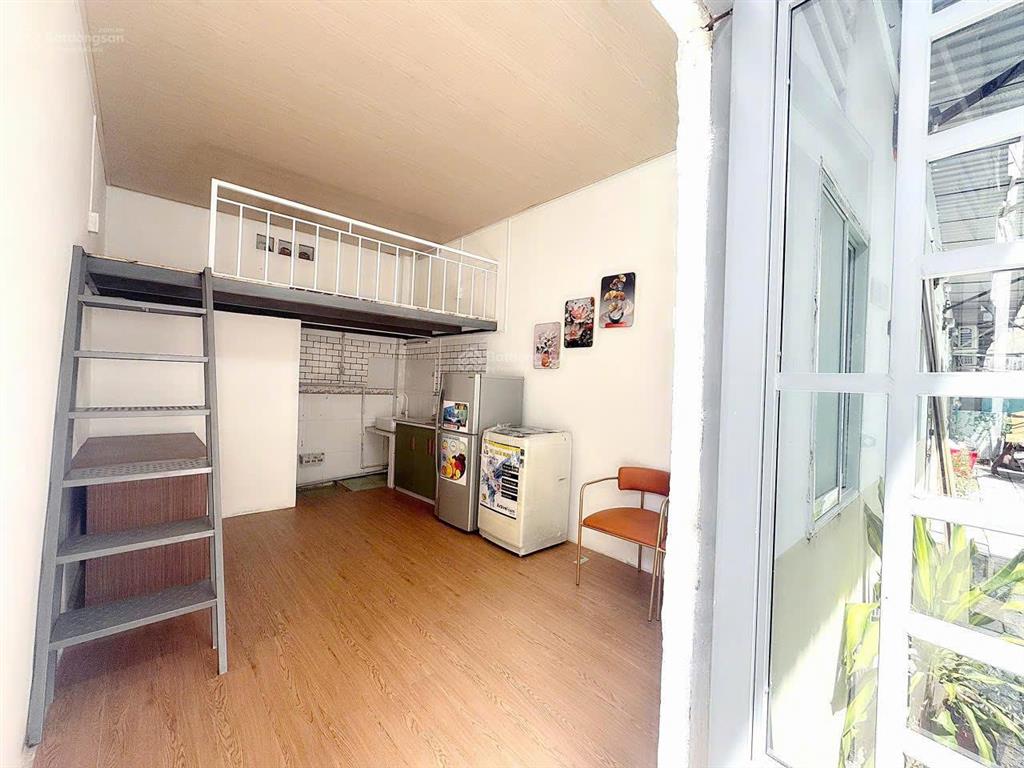 Dãy phòng trọ có gác 25m2, máy lạnh nhận xe điện, 302 phan huy ích, quận gò vấp.  0389 060 ***