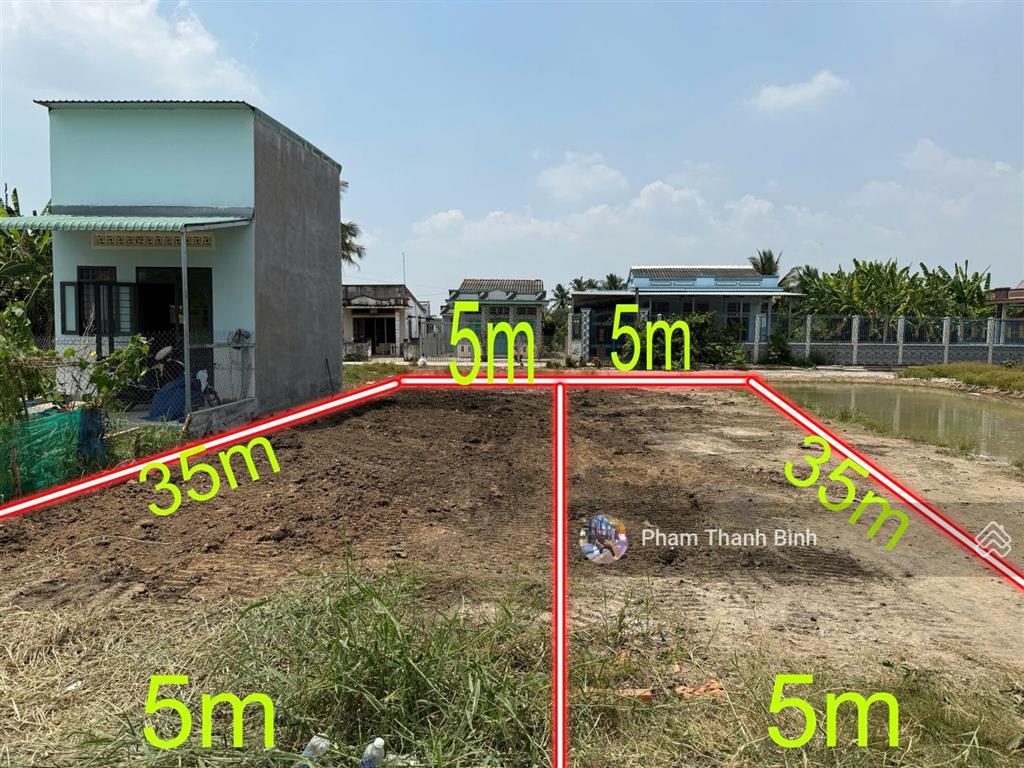 Bán lô dt830, mỹ lệ, cần đước, bán gấp đất 166m2 full thổ cư, giá 770 triệu