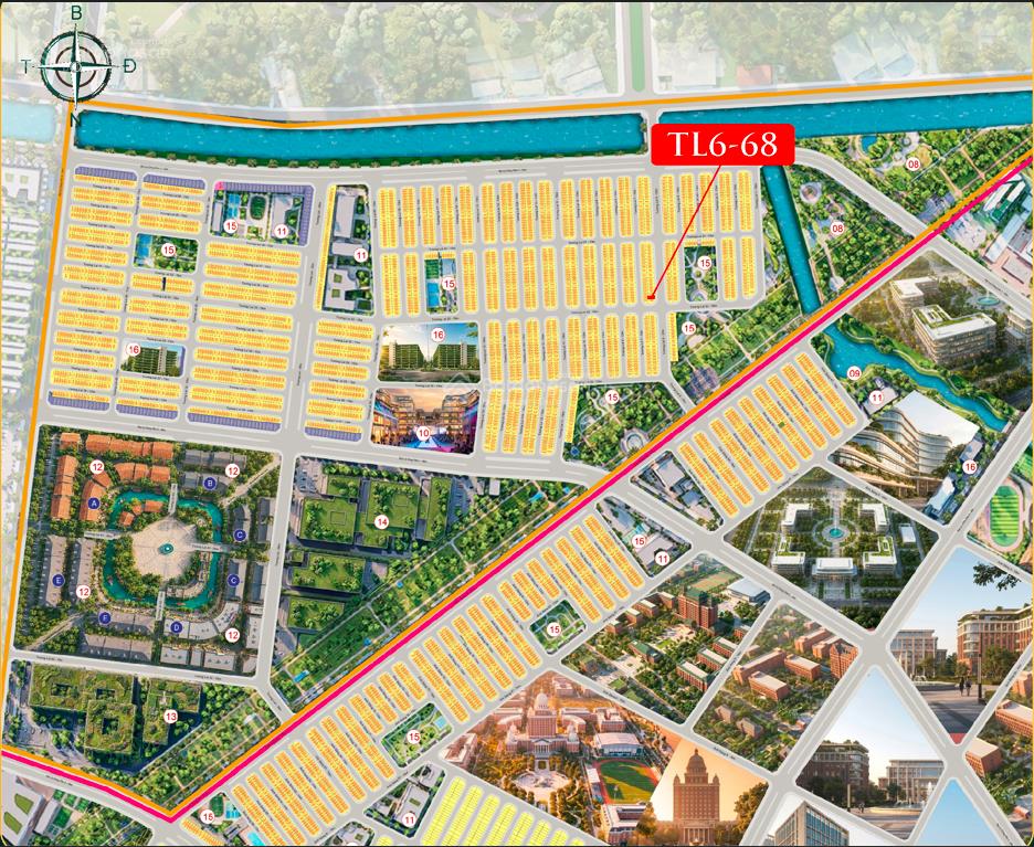 Nhà phố kế góc tl6, mặt tiền đường 23m, ngang 5m, 84m2, vị trí đầu khu,  0931 798 ***