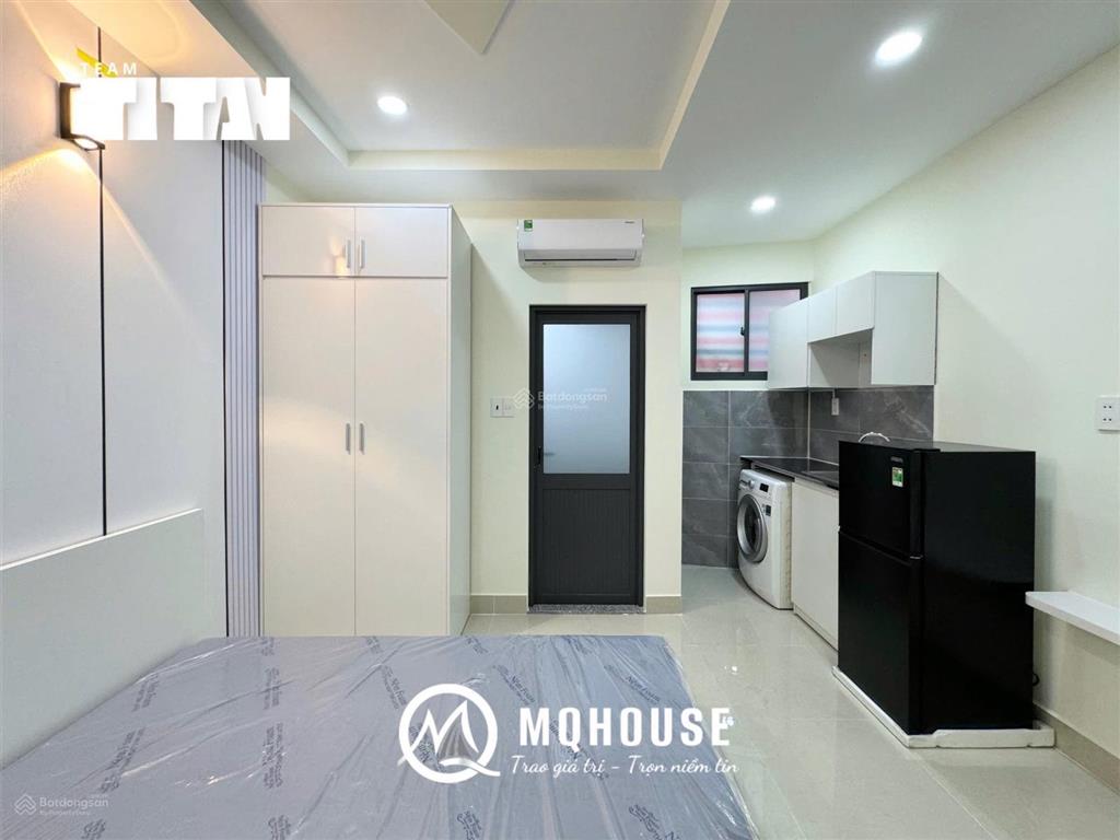 Căn hộ studio nội thất sang trọng máy giặt riêng đường lê trực chợ bà chiễu bình thạnh 0932 150 ***