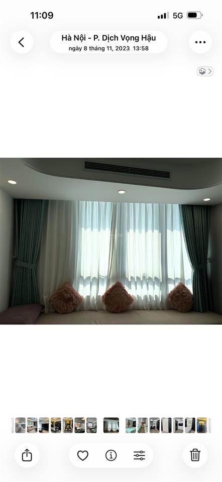 Cho thuê ch 2pn, 2wc, giá 21 triệu, siêu rẻ 98m2 ở indochina plaza hanoi, quận cầu giấy, hà nội