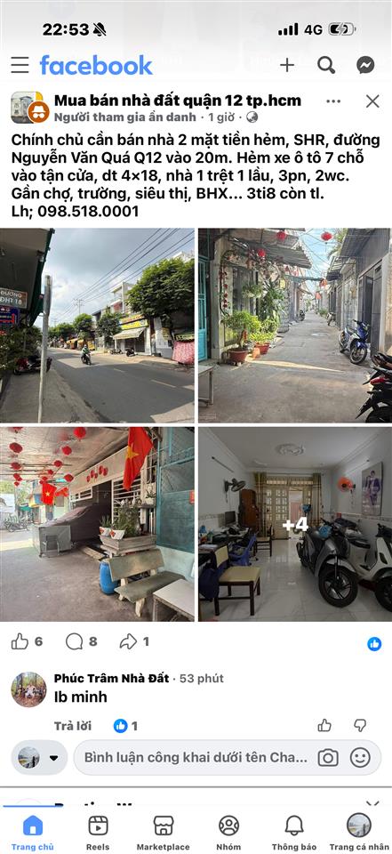 Bán nhà 1/ nguyễn thị căn chỉ 3 hàng hiếm tân thới hiệp q12