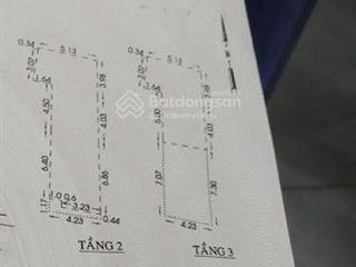 Ngay gò xoài  nhà nở hậu 77m2  3 tầng  sơn mới ở ngay