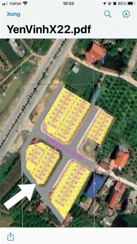 Vị trí vàng mê linh
đất đấu giá x2 yên vinh giá chỉ 6x tr/m2 ace nhanh tay