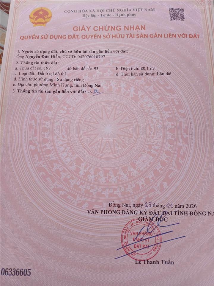 Bán đất nền dự án tại khu đô thị phúc hưng golden, 1,5 tỷ, 80,1m2