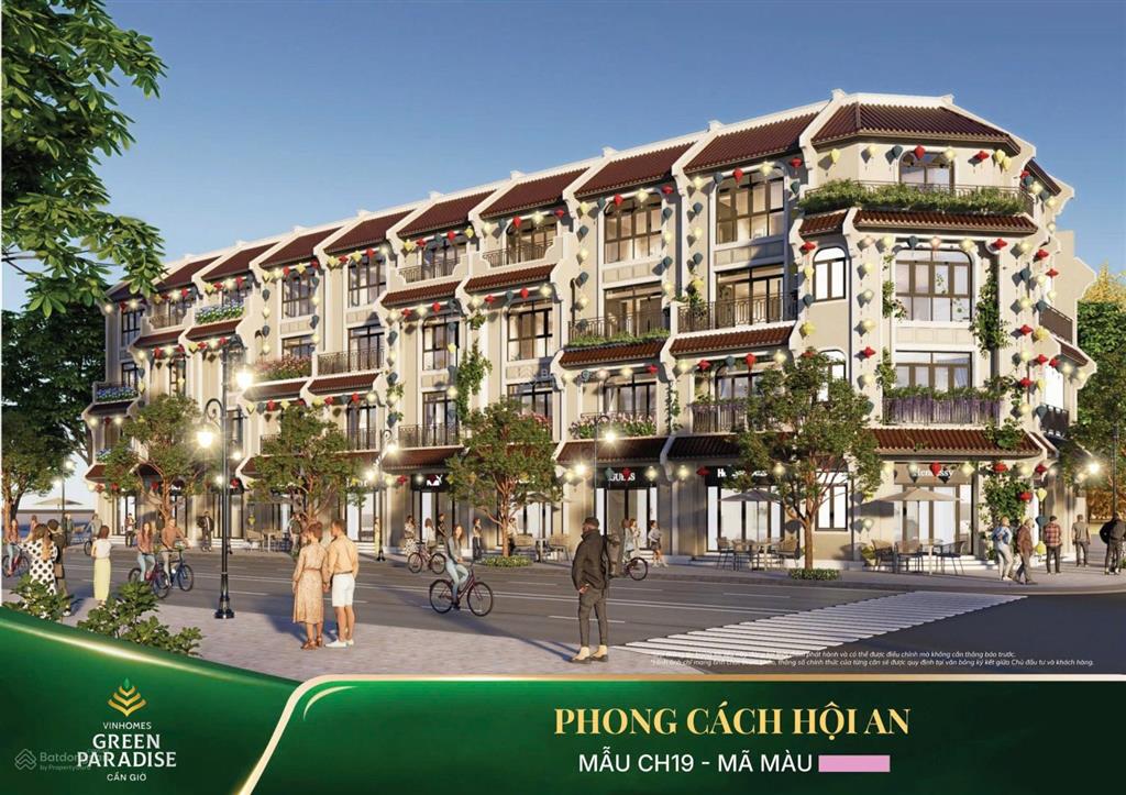 Nhà phố liền kề green paradise 100m2, giá rẻ nhất thị trường, cần giờ, tp hồ chí minh.