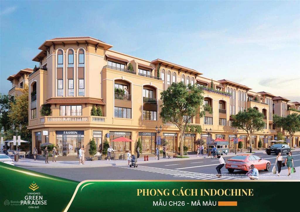Nhà phố liền kề green paradise 100m2, giá rẻ nhất thị trường, cần giờ, tp hồ chí minh.