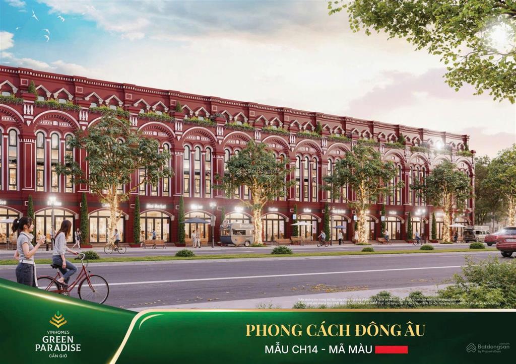 Nhà phố liền kề green paradise 100m2, giá rẻ nhất thị trường, cần giờ, tp hồ chí minh.