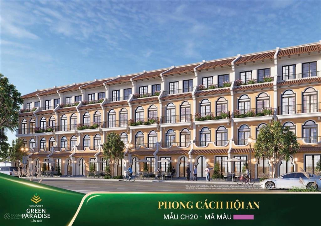 Nhà phố liền kề green paradise 100m2, giá rẻ nhất thị trường, cần giờ, tp hồ chí minh.