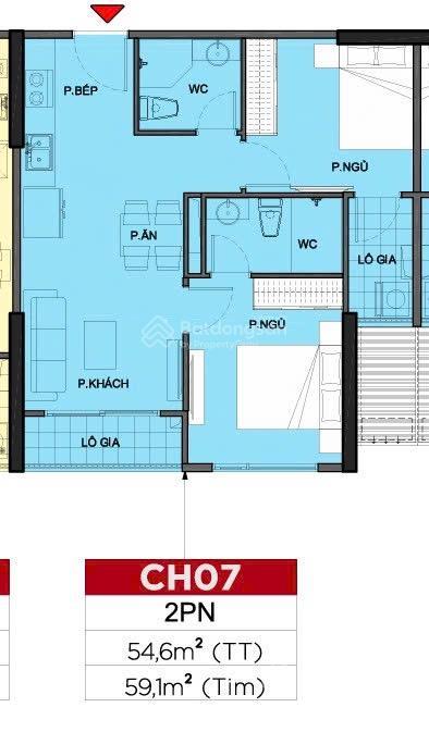 Hiếm có 1 căn hàng mới cđt vinhomes 3.2 tỷ