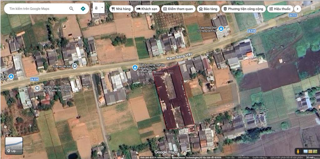 Bán đất tại vĩnh hải, vĩnh châu, sóc trăng, giá siêu hời 6,5 tỷ, 4379,8m2