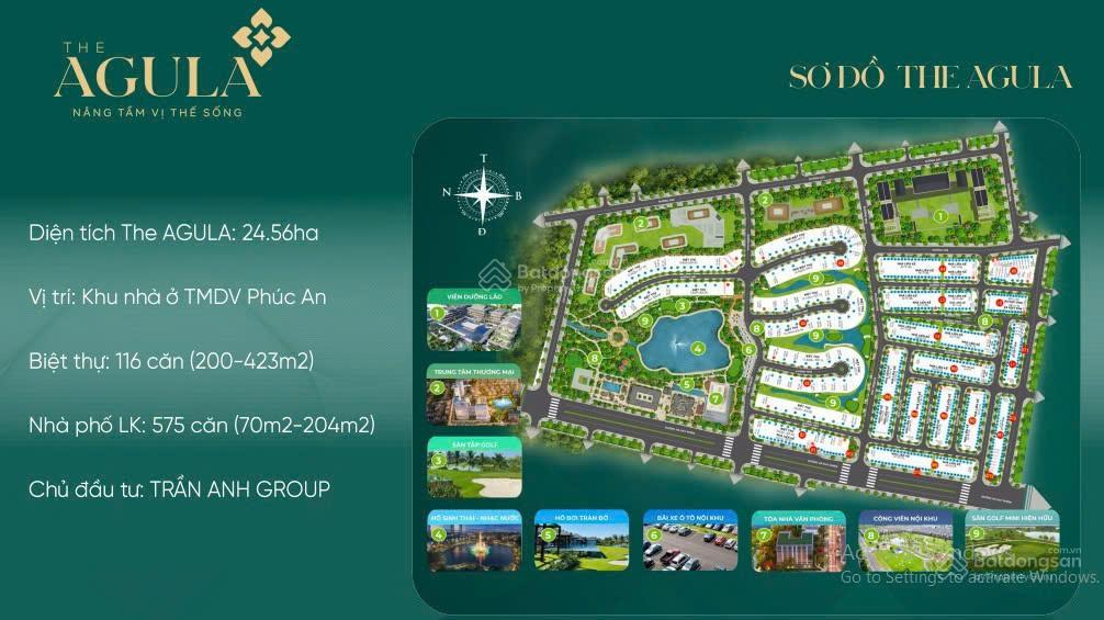 Bán nhà phố liền kề 70m2 the agula biểu tượng sống đẳng cấp tại phúc an