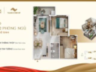 Cđt the win city, căn 2pn2wc chỉ 1 tỷ 350, hướng đông, thanh toán 17% đến khi nhận nhà